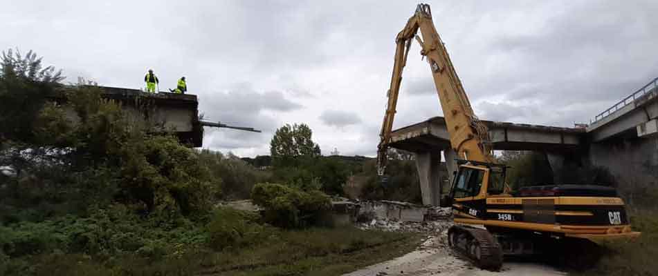 Demolizione del ponte San Vito